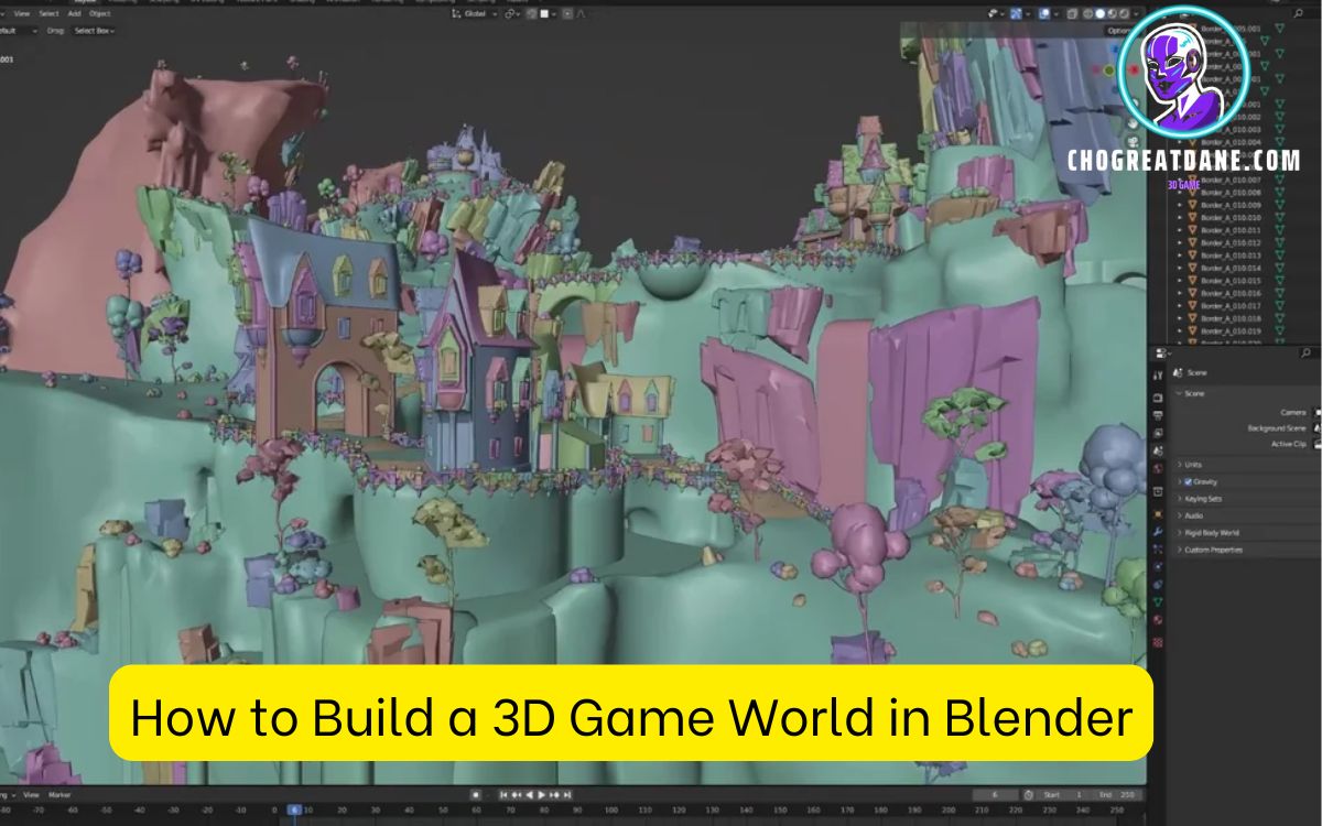 How to Build a 3D Game World in Blender: A Complete Guide